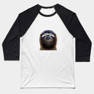 Geek Sloth Baseball T-Shirt